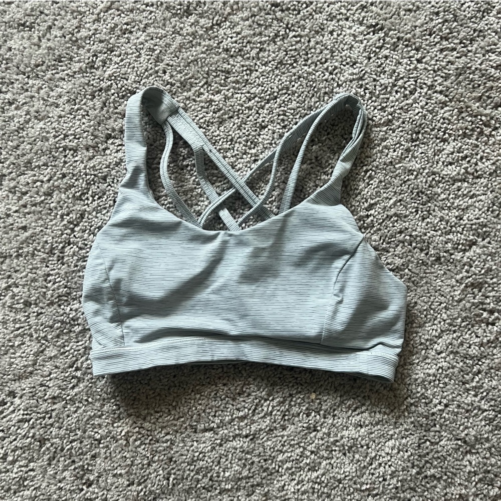 Lululemon Free to be Serene Sports Bra - grey